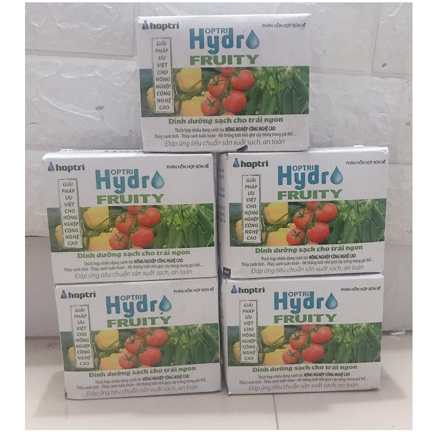 5 Hộp Hydro Fruity_DINH DƯỠNG THỦY CANH CHO RAU ĂN TRÁI