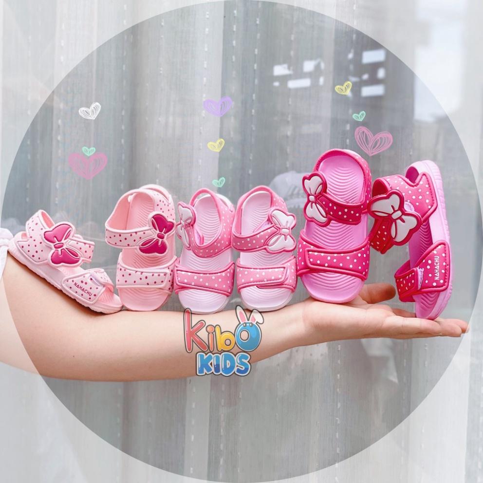 Cho Bé Sandal Xốp Cho Bé Gái Siêu Nhẹ Siêu Bền Size từ 3 Tháng