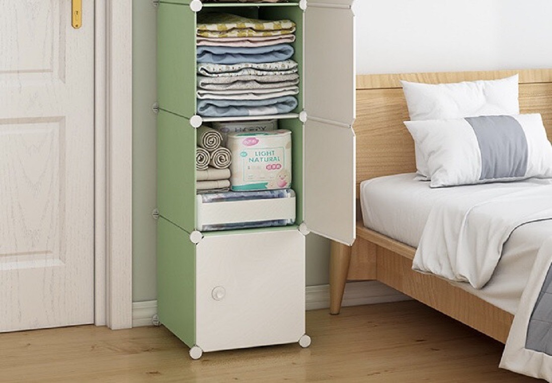 TỦ NHỰA LẮP GHÉP 3 Ô SIZE LỚN ĐỰNG QUẦN ÁO VÀ VẬT DỤNG CÁ NHÂN
