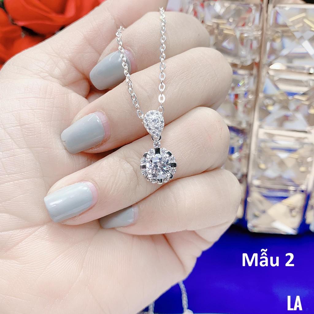 Dây chuyền nữ bạc ta mặt đá MS13d