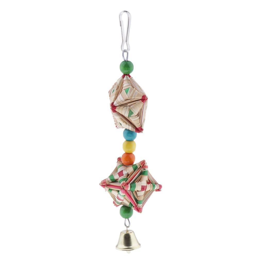 Bird Toys Parrot Swing Cage Supplies For Parakeet Cockatiel Budgie Lovebird