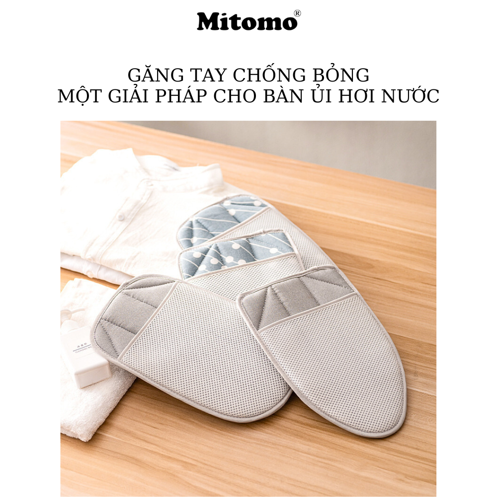 Găng tay chống bỏng khi ủi quần áo Mitomo - Hàng chính hãng