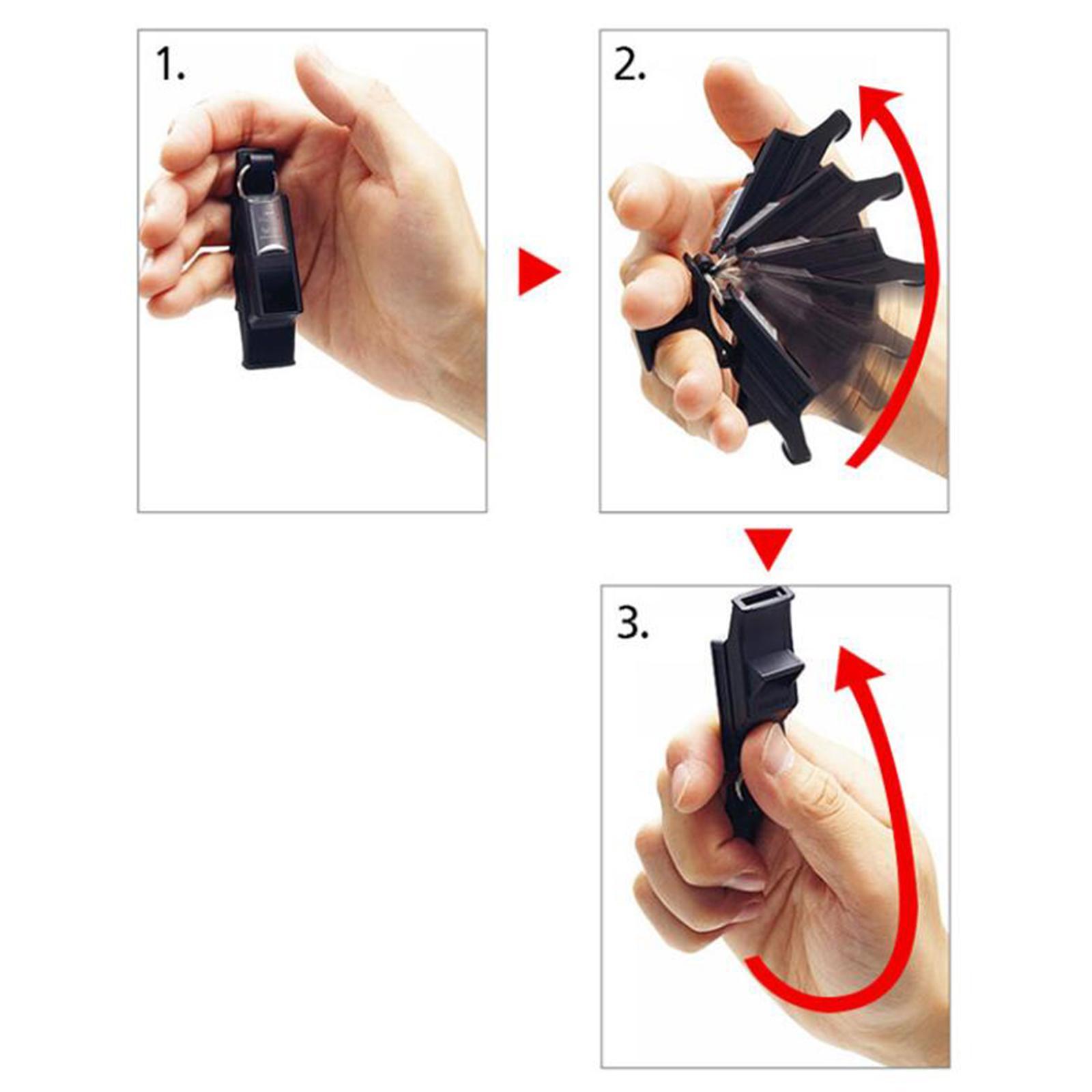 Referee Whistles Fingers Holder, Whistle Finger Grip Teachers Professional Training Loud Crisp Sound Whistle Finger Clamp for Coaching Soccer