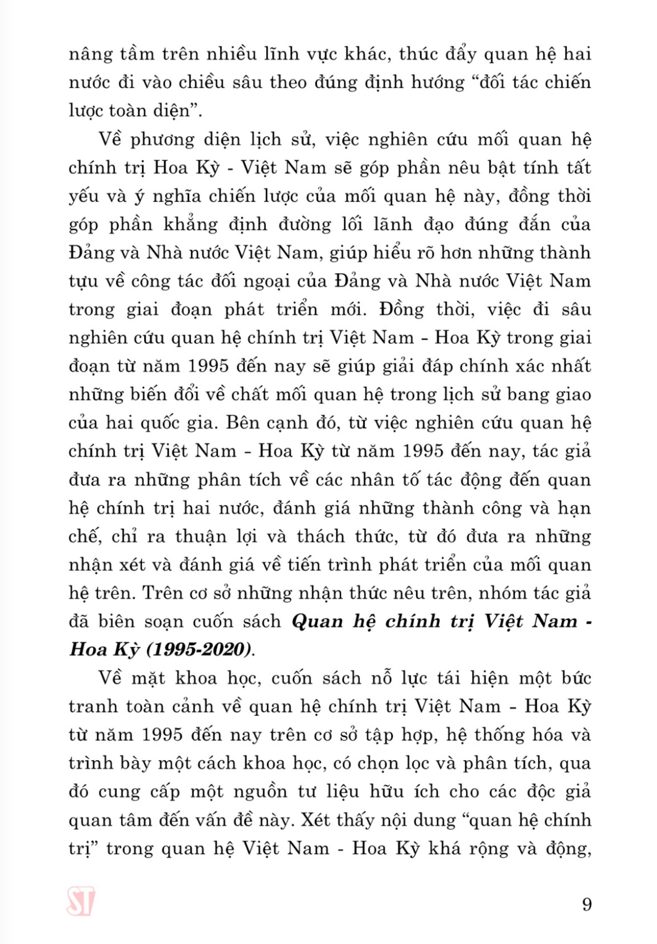 Quan hệ chính trị Việt Nam - Hoa Kỳ (1995 - 2020)