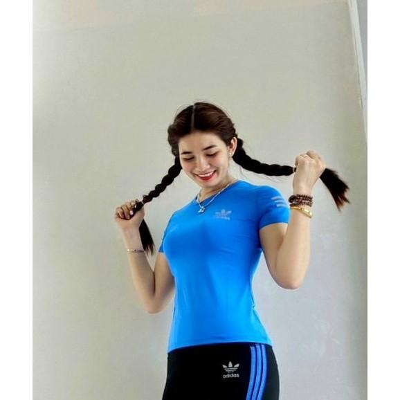 Áo Tập Thể Thao NữTập Gym Yoga Aerobic Thun Lạnh Cao Cấp