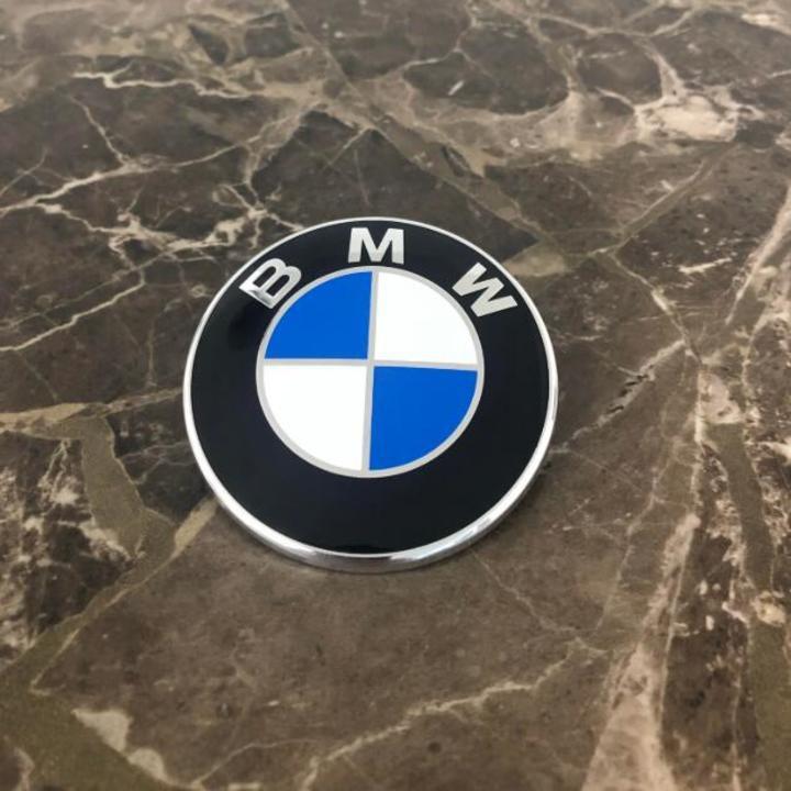 Logo biểu tượng huy hiệu gắn trước và sau xe ô tô BMW cao cấp: Đường kính 82mm và 74mm