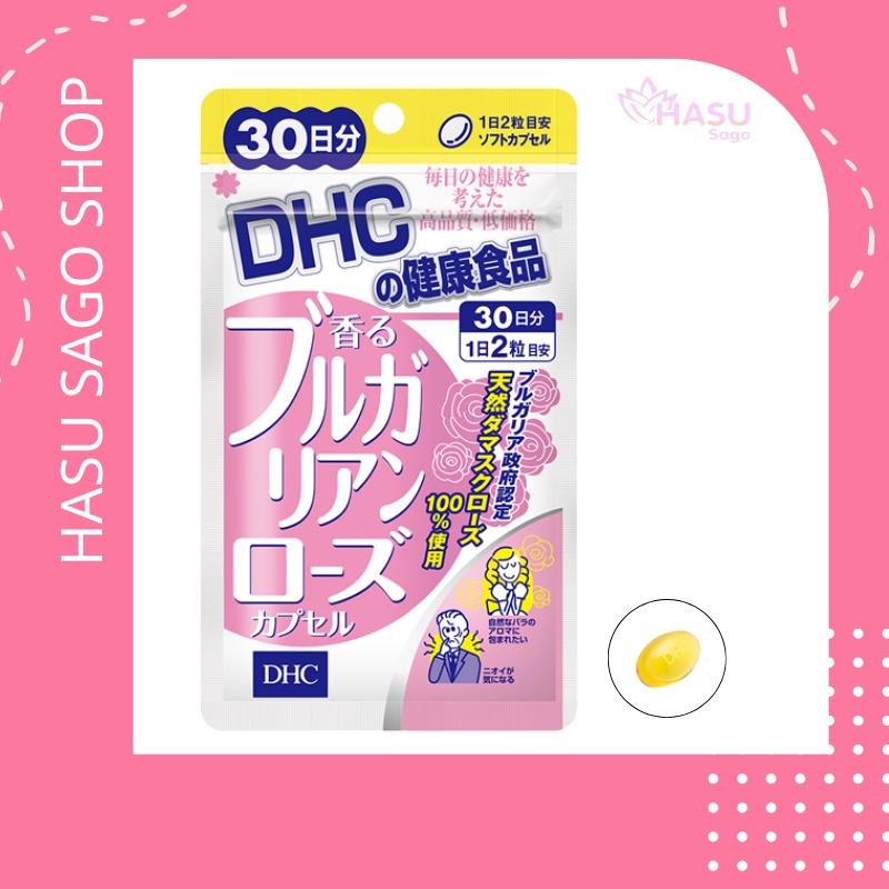 Viên Uống Thơm cơ thể DHC  Rose Capsule 30 Ngày