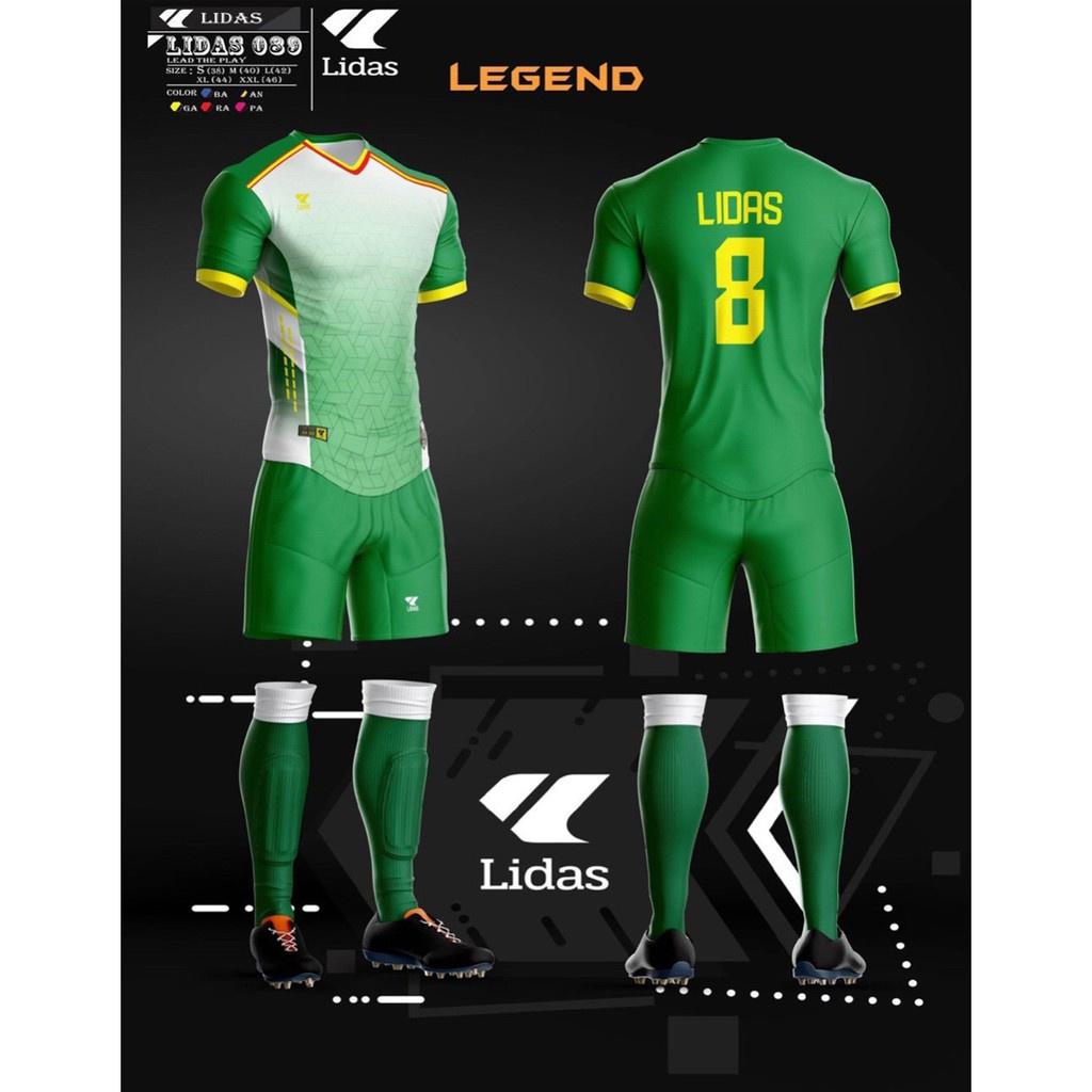 Bộ quần áo thể thao đá bóng Nam - Nữ LIDAS LEGEND cao cấp - Nhiều màu sắc – Hàng chính hãng