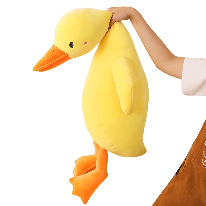 Thú nhồi bông vịt trầm cảm vàng dễ thương - Size từ 70cm đến 1m6 - Quà tặng gấu bông vịt vàng cute