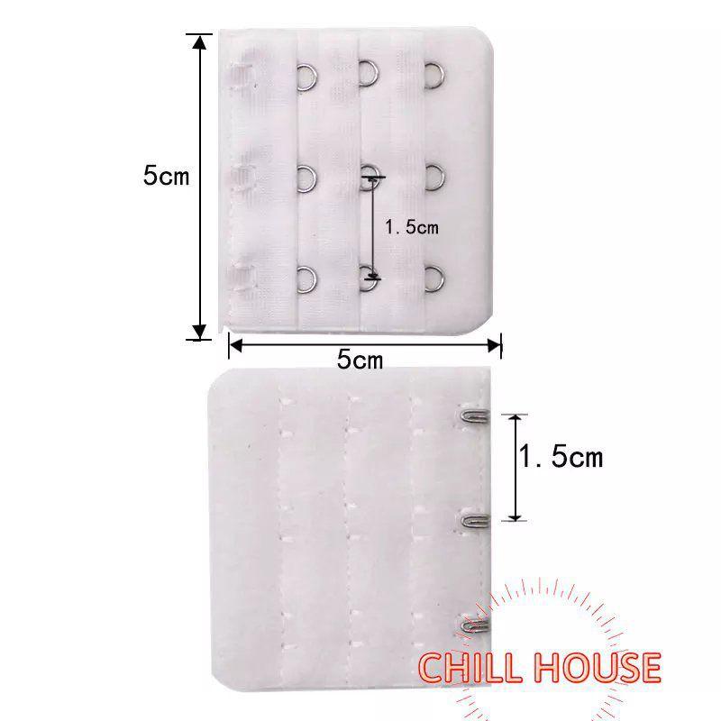 Combo 5 Móc nối áo ngực 3 móc -Miếng nới rộng áo ngực 3 nấc - CHILLHOUSE