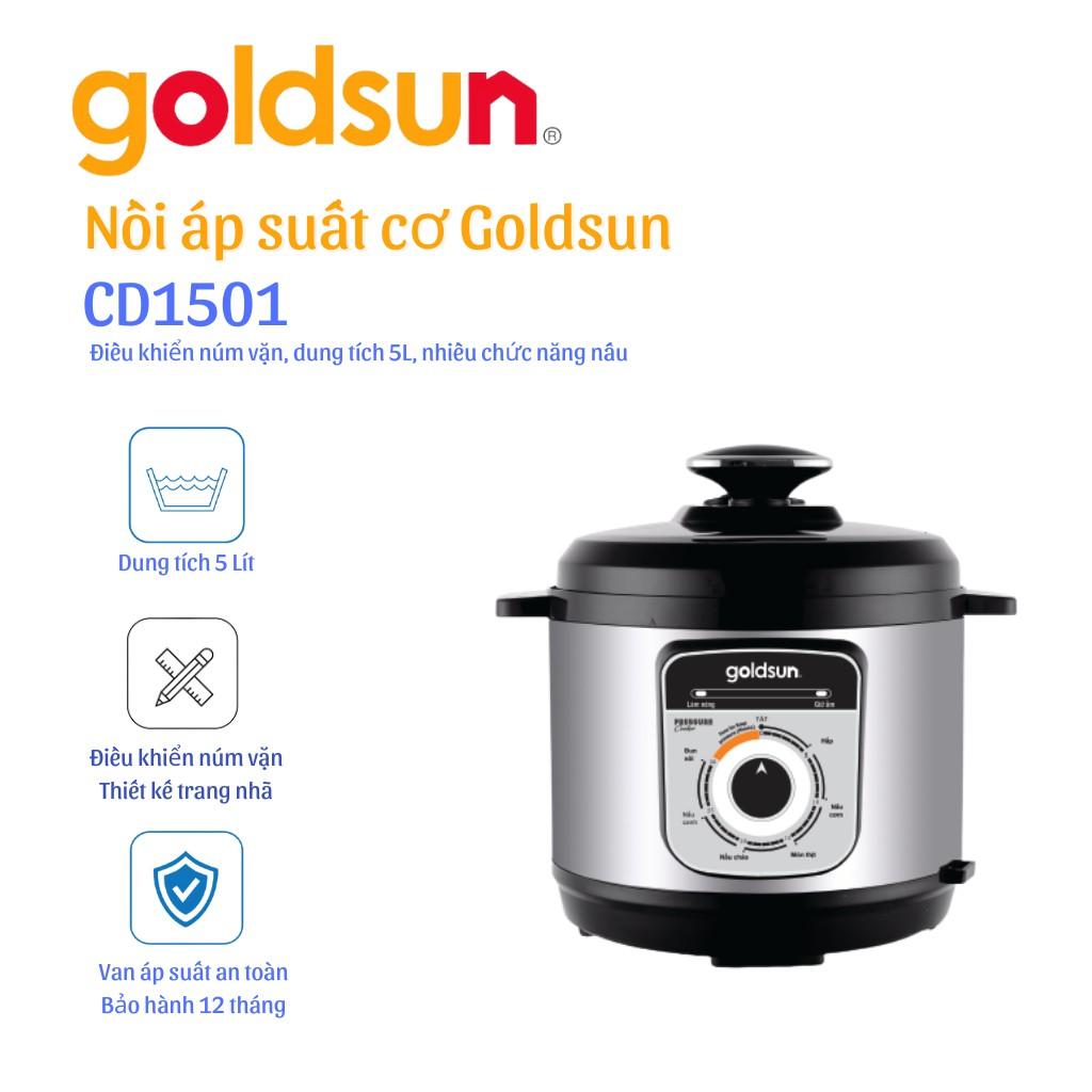 Nồi áp suất Goldsun CD1501 (5L) - Hàng Chính Hãng