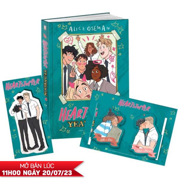 Heartstopper Yearbook - Bản Đặc Biệt - Tặng Kèm Bookmark + Bookmark Nam Châm