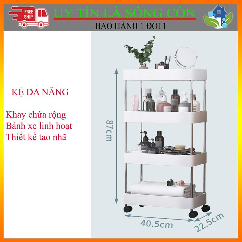 Kệ để đồ đa năng có bánh xe, Kệ đựng đồ trang điểm ,xe đẩy Spa đa năng nhập khẩu có bánh xe di chuyển