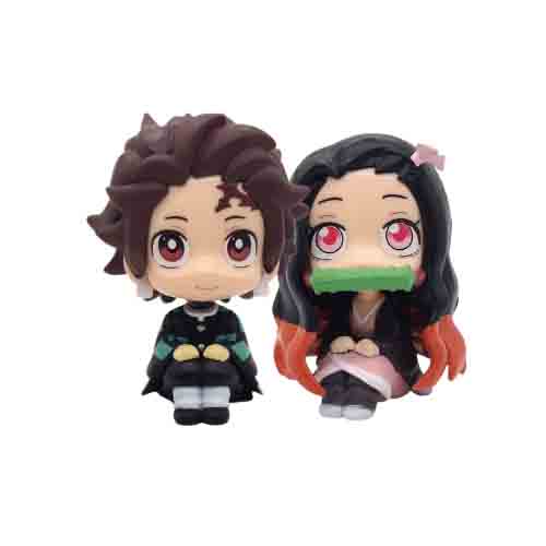 Mô hình thanh gươm diệt quỷ chibi - Tanjirou, Nezuko 