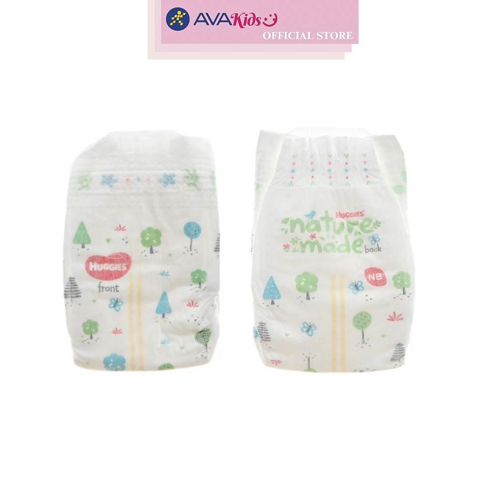 Tã dán Huggies Platinum nature made siêu cao cấp size NB 60 miếng (Dưới 5 kg)