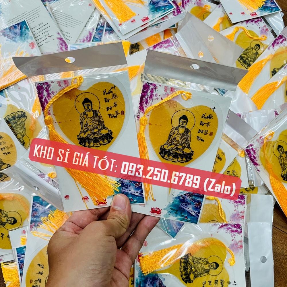 Lá Bồ Đề Tâm Phật , May mắn bình an, treo hoặc ốp điện thoại Hàng Thủ Công Chuẩn Đẹp