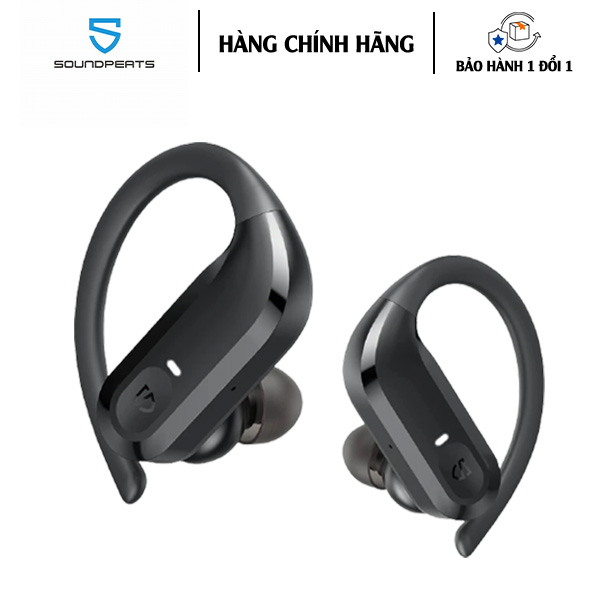 Tai Nghe Bluetooth Earbuds SoundPeats S5 thiết kế móc tai và chống nước IPX7 - Hàng Chính Hãng