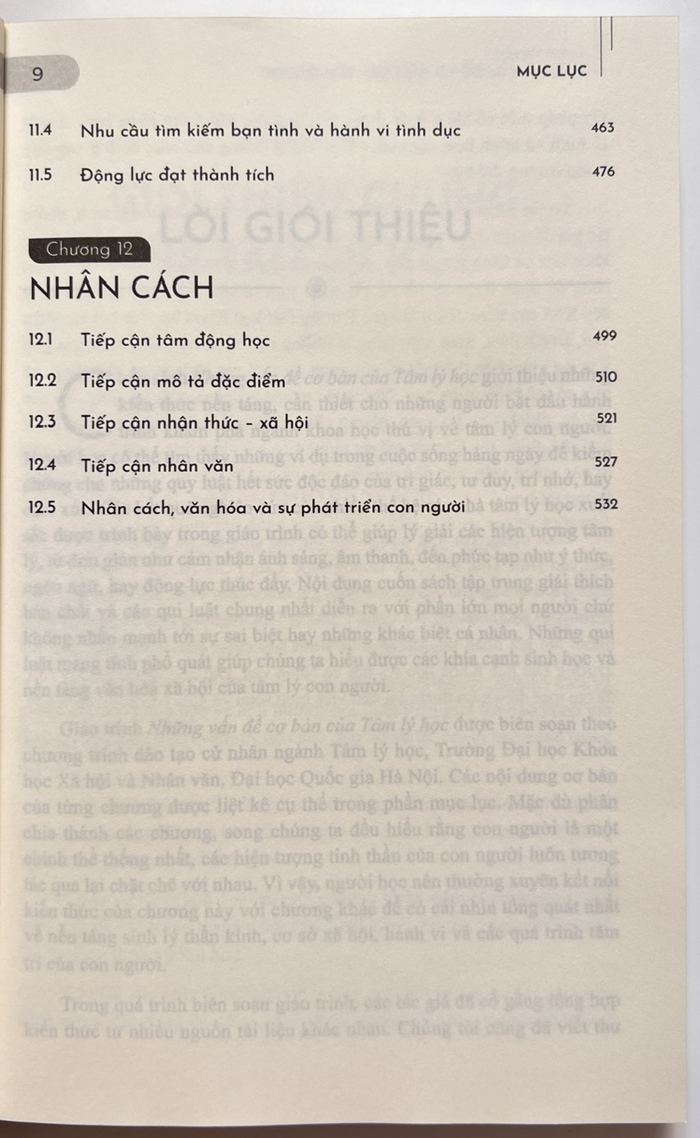 Sách - Những Vấn Đề Cơ Bản Của Tâm Lý Học (Giáo Trình Dành Cho Hệ Cử Nhân)