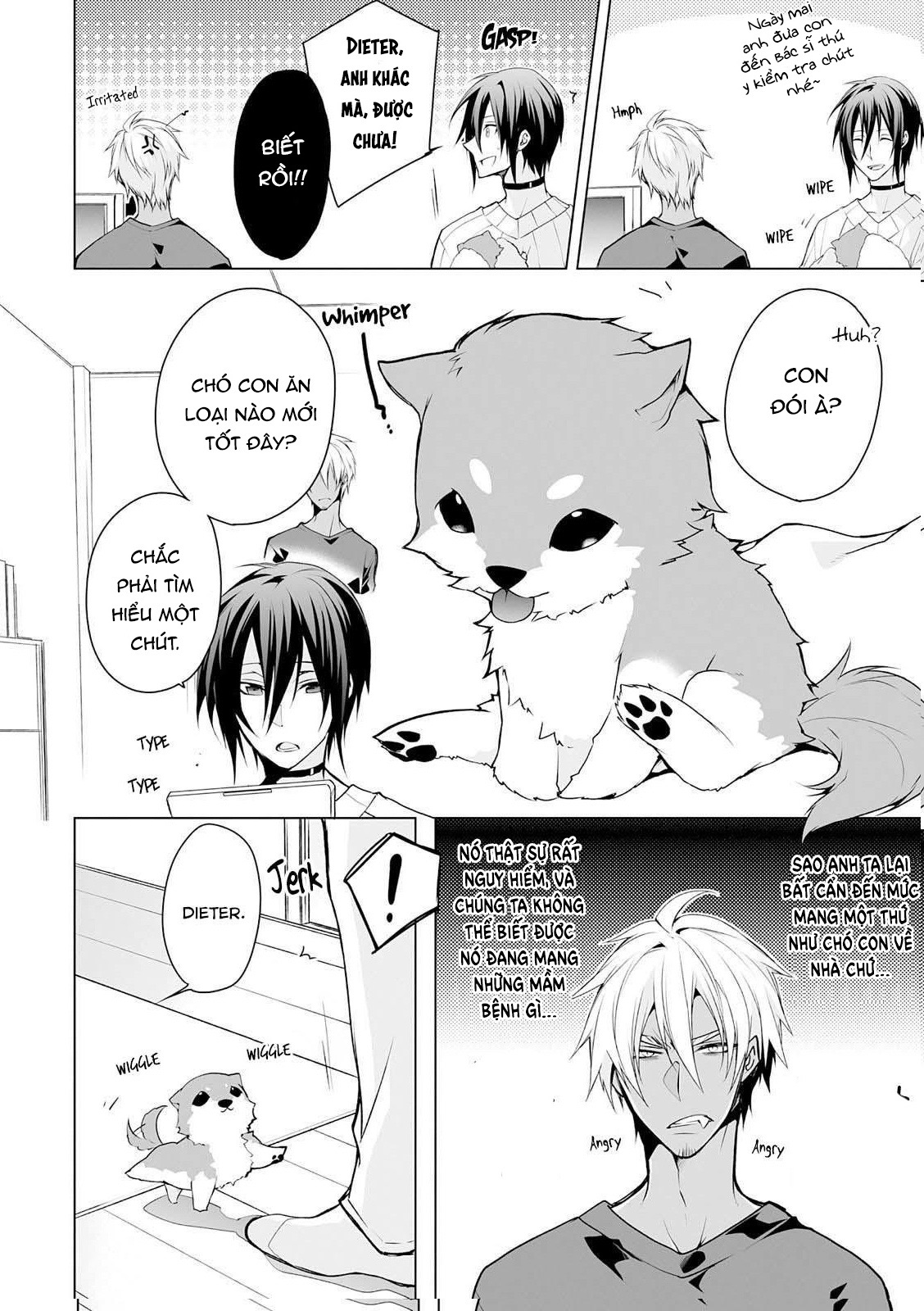 anh chàng người sói và tiểu thuyết gia lập dị chapter 7 6