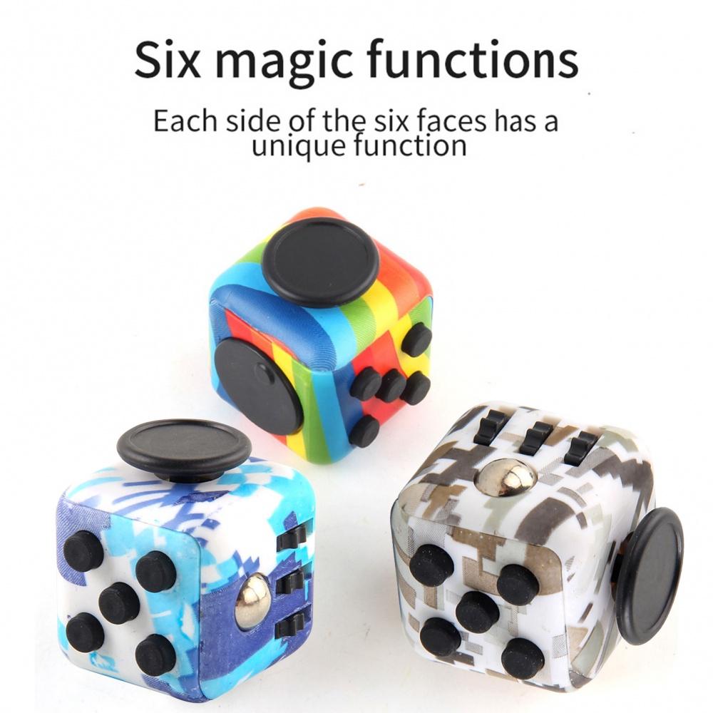 Đồ Chơi Fidget Cube 6 Mặt Giúp Giảm Căng Thẳng Học Tập Hiệu Quả