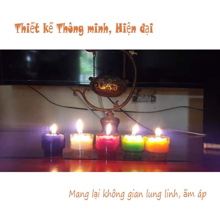 Set 10 cốc nên hoa nghệ thuật ánh sáng lung linh ấm ấp