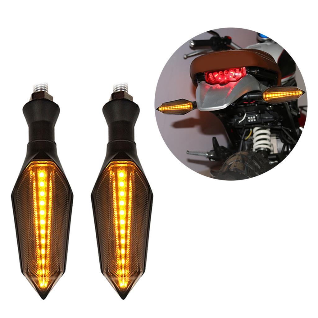 2pcs Motorcycle  Indicator Blinker Tail Light 12V 12 LED Universal