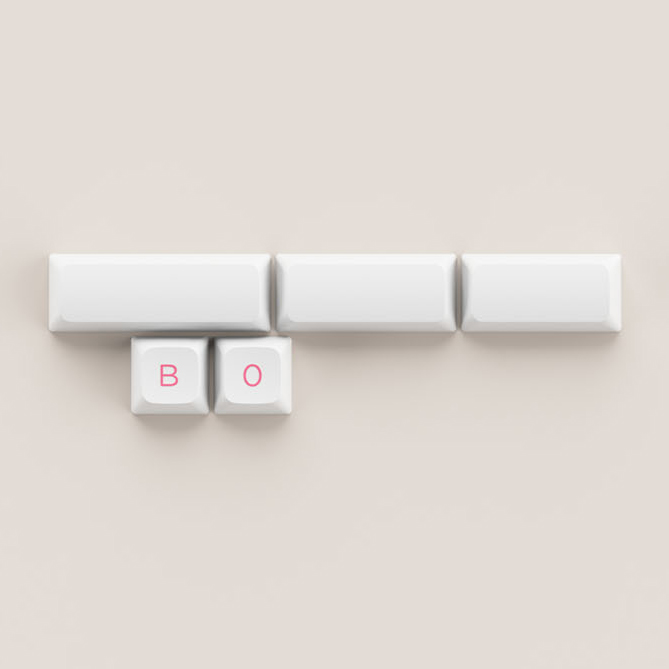 Nút Bàn Phím Cơ AKKO Keycap set - Prunus Lannesiana (ASA-low profile) - Hàng Chính Hãng