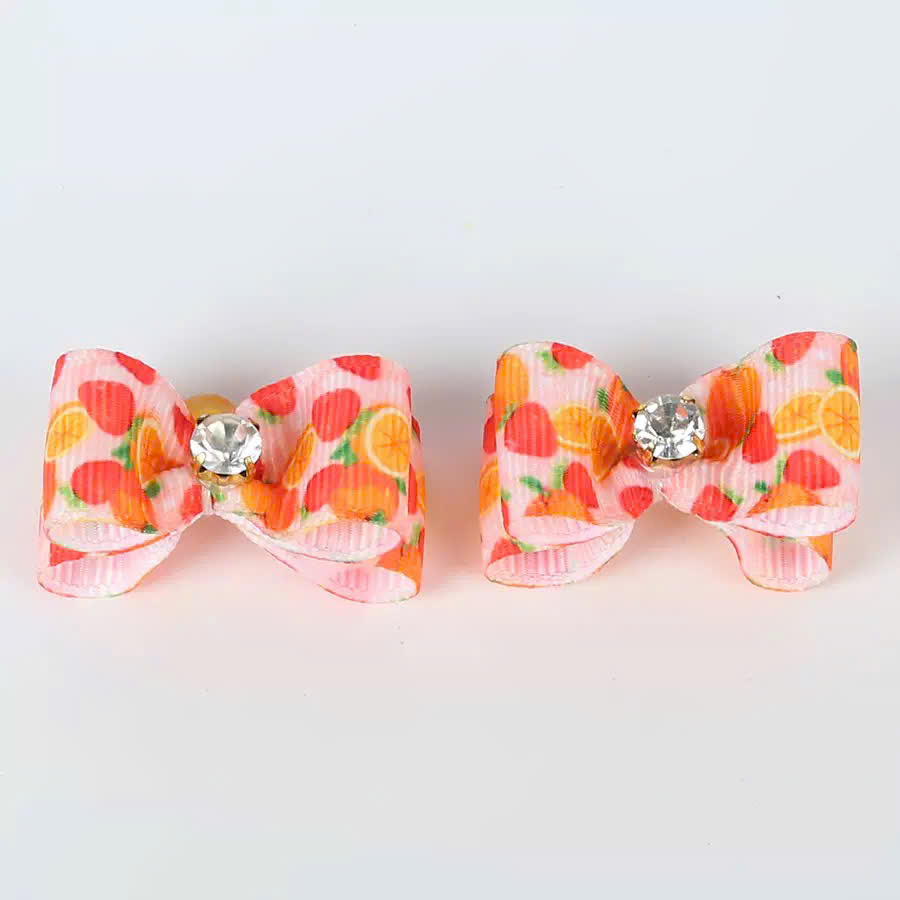 NƠ KẸP TÓC SANG TRỌNG NHIỀU MÀU DỄ THƯƠNG MÃ 17 XINH XẮN CHO THÚ CƯNG CHÓ MÈO