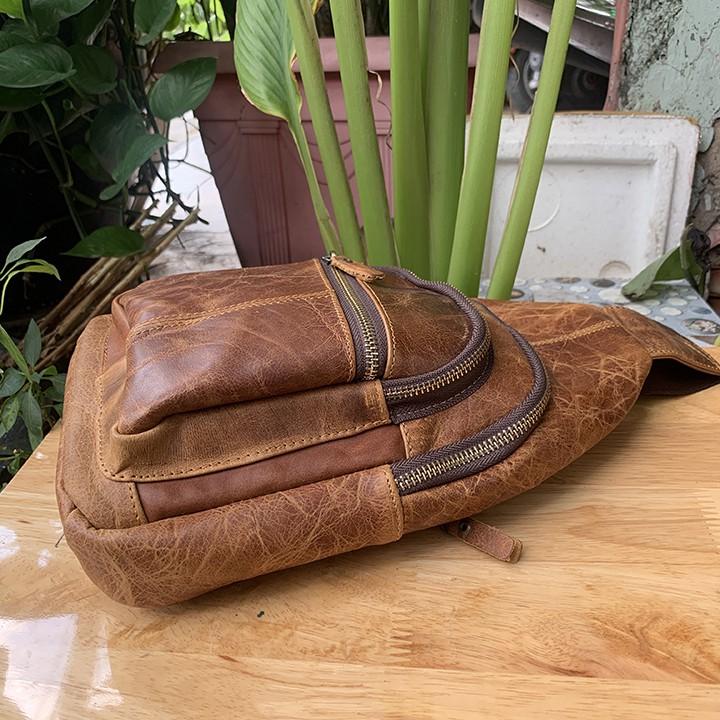 Túi Đeo Chéo Da Bò Thật CB03