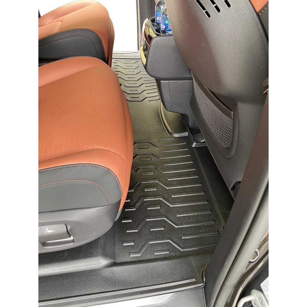 Thảm lót sàn xe ô tô Kia Carnival Nhãn hiệu Macsim chất liệu nhựa TPV cao cấp 8 chỗ màu đen(FDW-243)