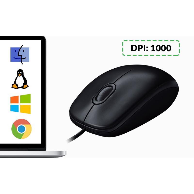 Chuột gaming️️Chuột logitech chơi game siêu đỉnh - Chuột có dây dành cho các game thủ M100r