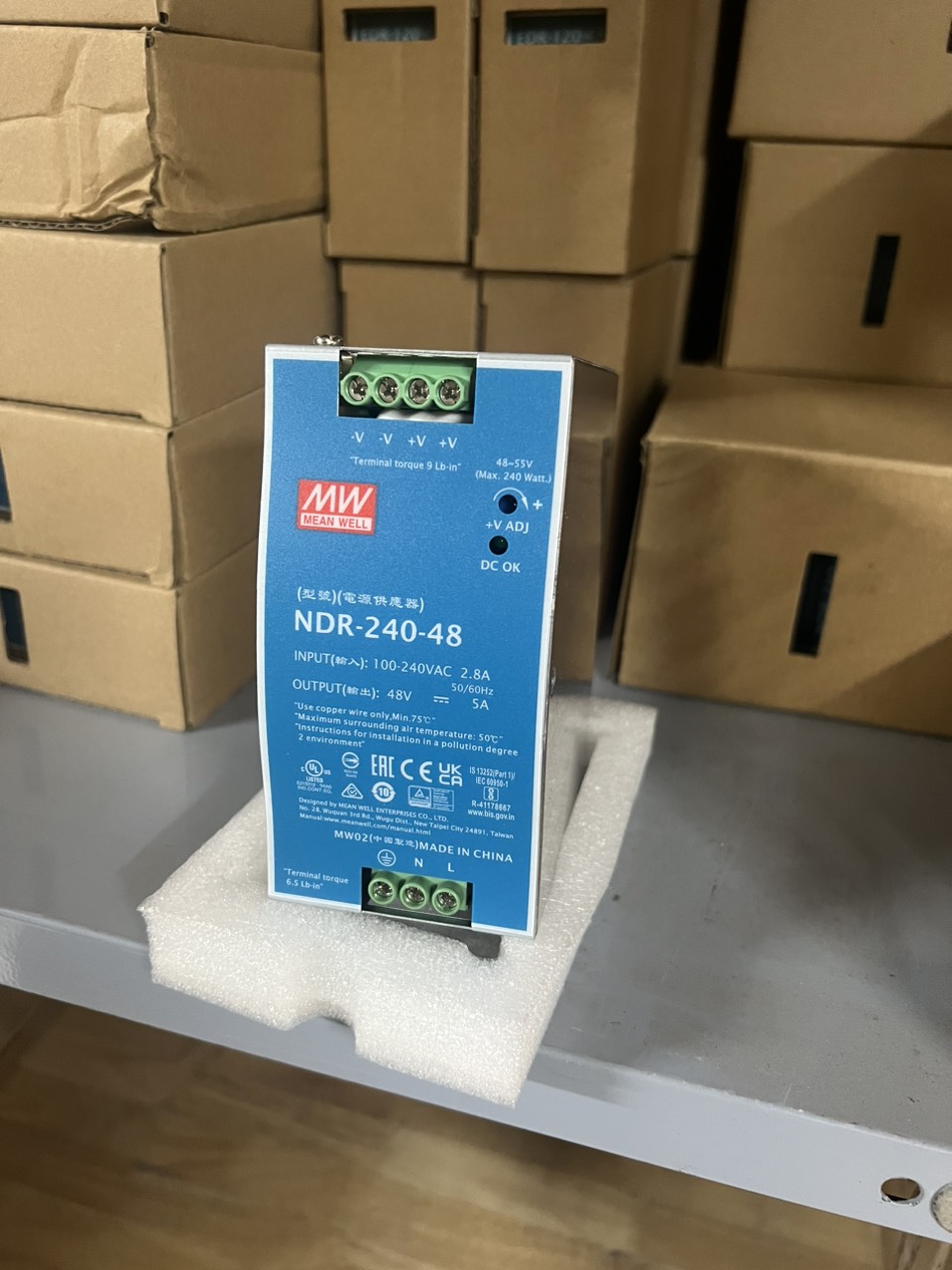 Nguồn Meanwell NDR-240-48 Hàng nhập khẩu