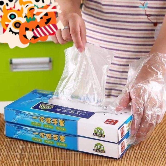 Hộp 200c Găng Tay Nilong Dùng Một Lần Sạch Sẽ, An Toàn, Siêu Tiện Lợi