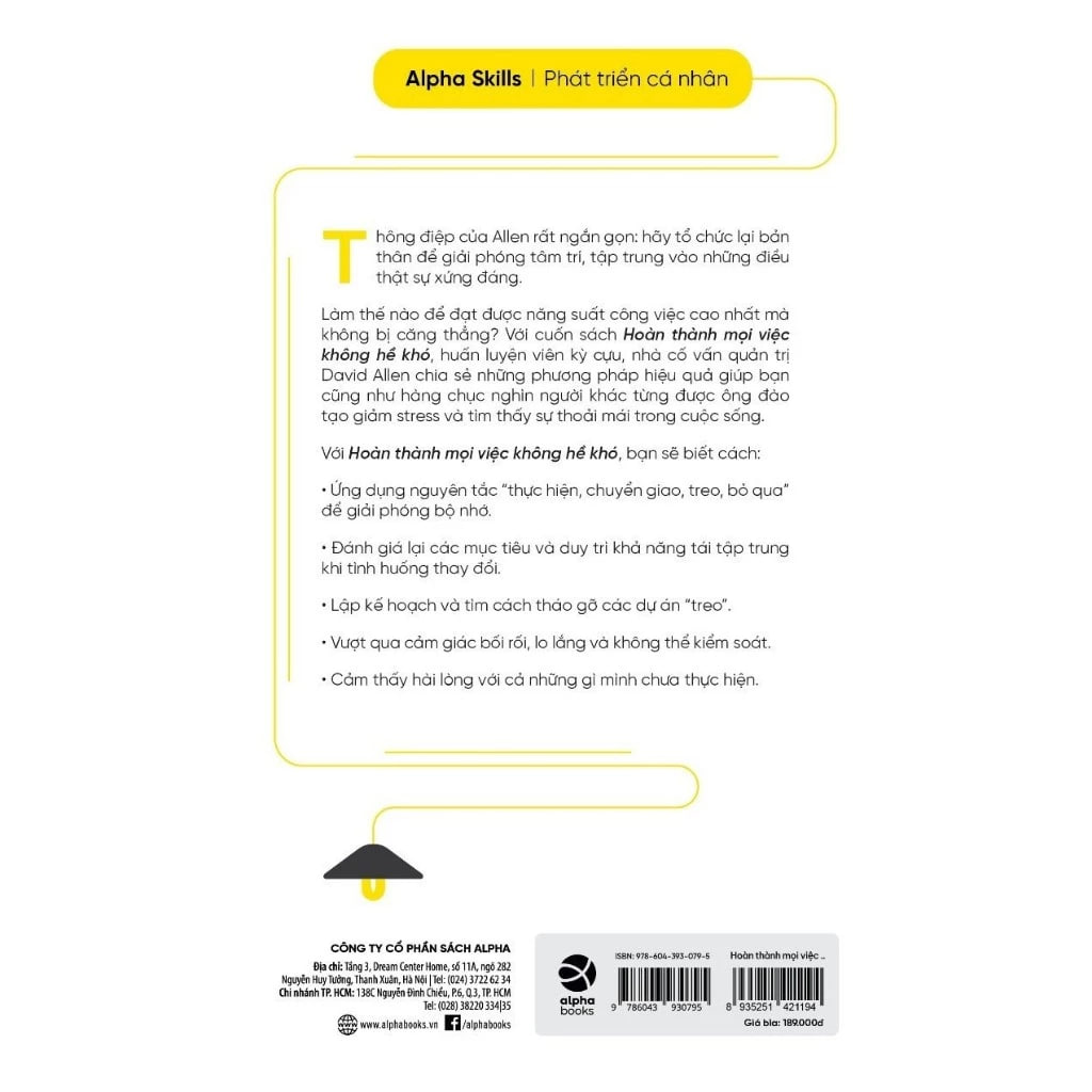 Sách Hoàn Thành Mọi Việc Không Hề Khó (Tái Bản)
