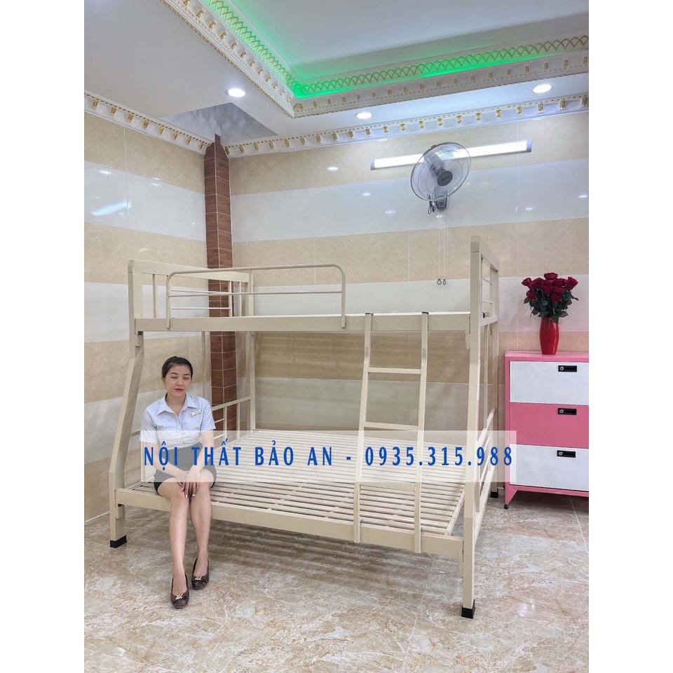 GIƯỜNG 2 TẦNG SẮT HỘP DÀY DẶN CHẮC CHẮN - 1M4X1M6