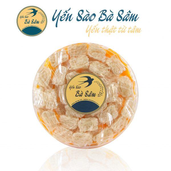 Yến sào Bà Sâm - Yến tinh chế miếng vuông Cao Cấp, 100% Nguyên Chất ( Hộp 50G/100G)