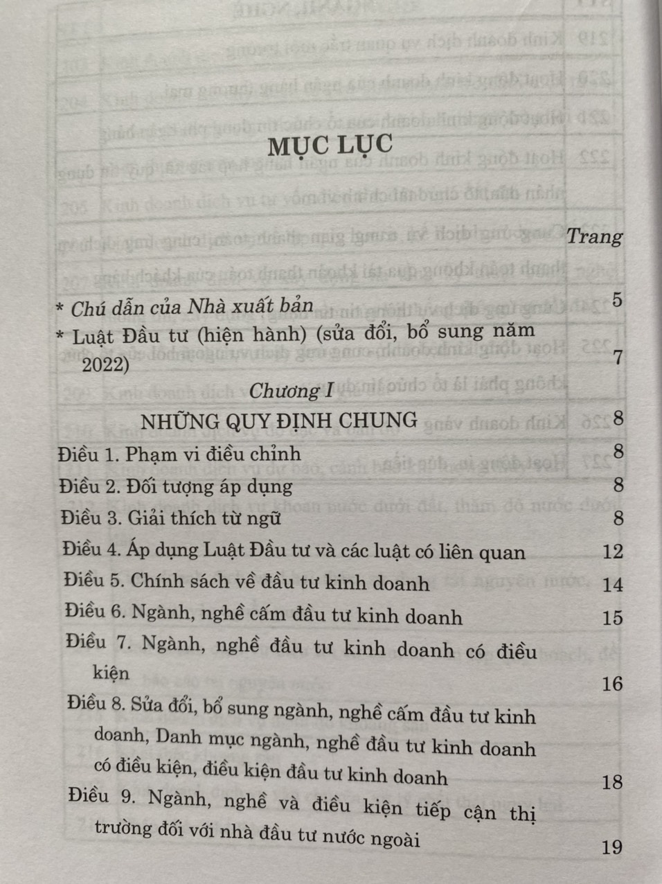 Luật Đầu Tư ( Hiện Hành ) ( Sửa Đổi, Bổ Sung Năm 2022 )