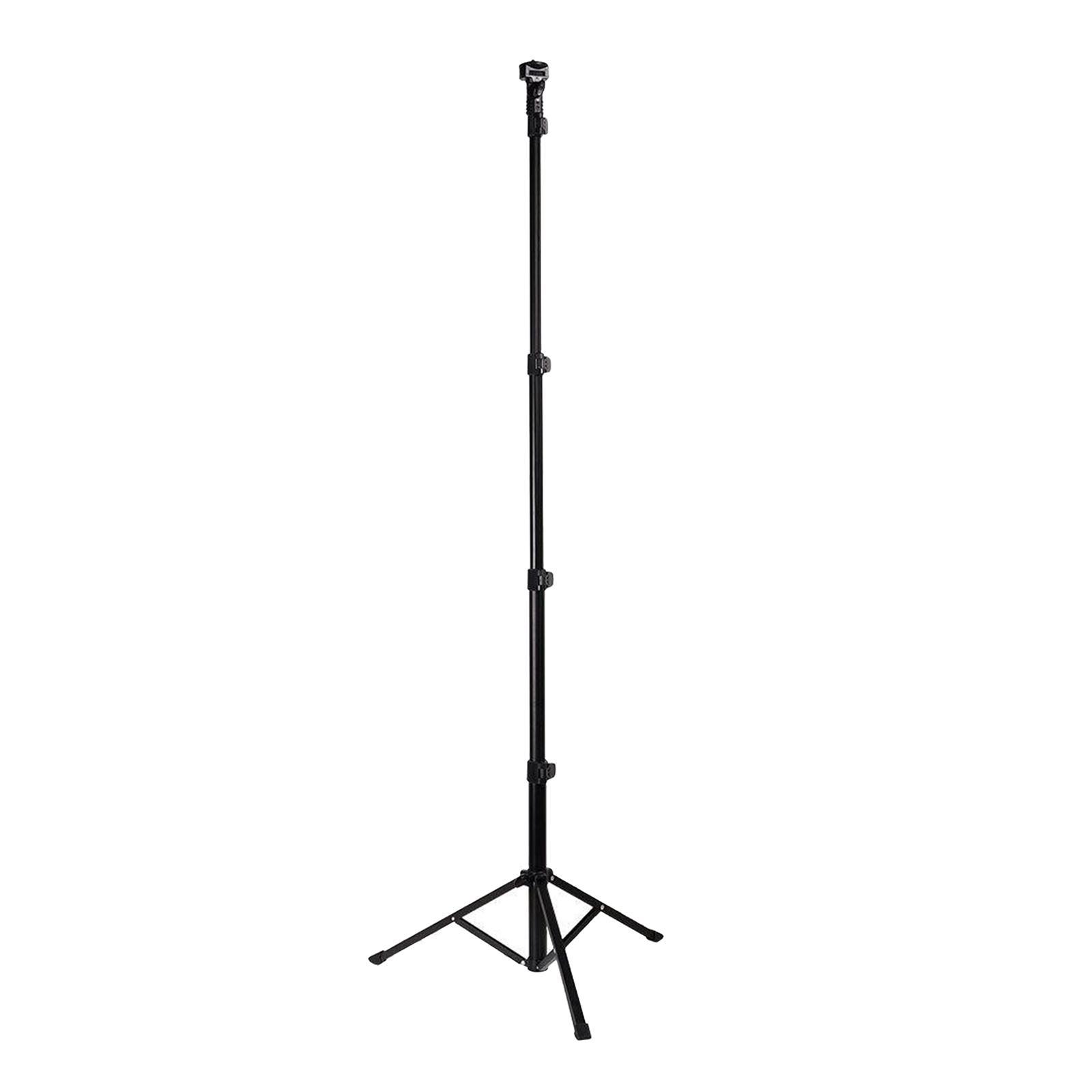Black Phone Tripod 63 inches Extendable Selfie Stick Tripod Stand Holder