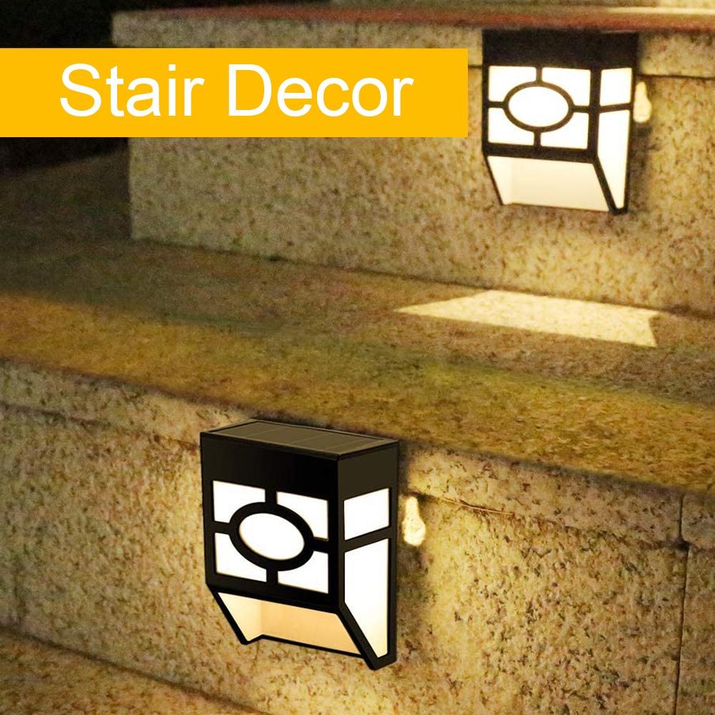 Đèn Led Năng Lượng Mặt Trời Chống Thấm Nước Dùng Trang Trí Hành Lang/ Cầu Thang/ Sân Vườn Phong Cách Retro
