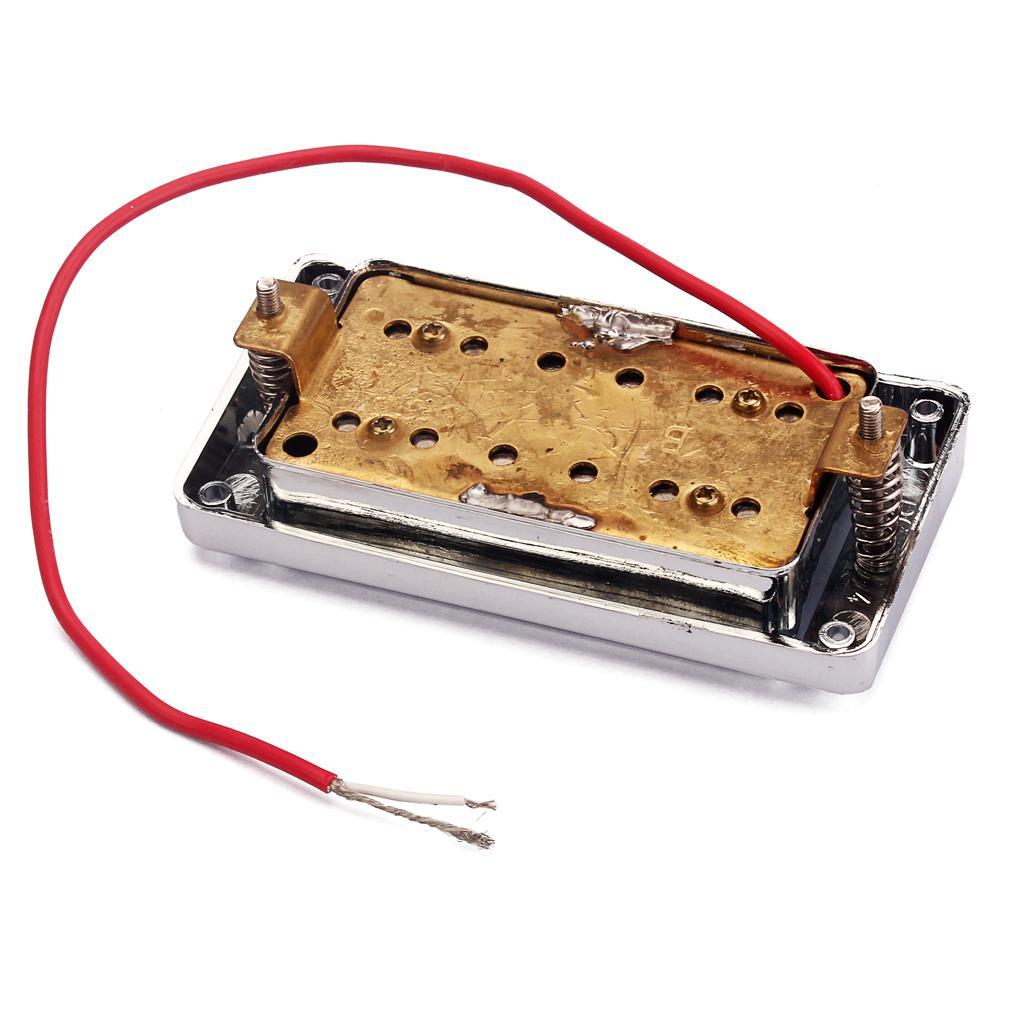 Chrome Double Dual Coil Neck & Bridge Pickup for LP Electric Guitar Parts