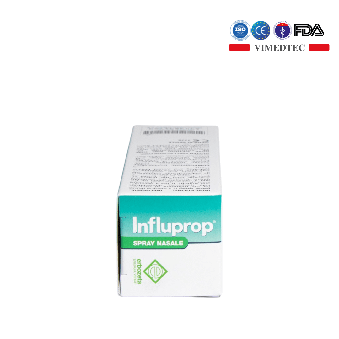 INFLUPROP Austria, Nasal Spray Dung dịch xịt sương giúp hỗ trợ điều trị viêm xoang, viêm mũi,  phòng ngừa vi khuẩn, virus, tạo màng niêm mạc bảo vệ lành nhanh vết thương, dưỡng ẩm, chống ngạt sổ mũi, ngưng chảy dịch mũi. Nhập khẩu Châu Âu