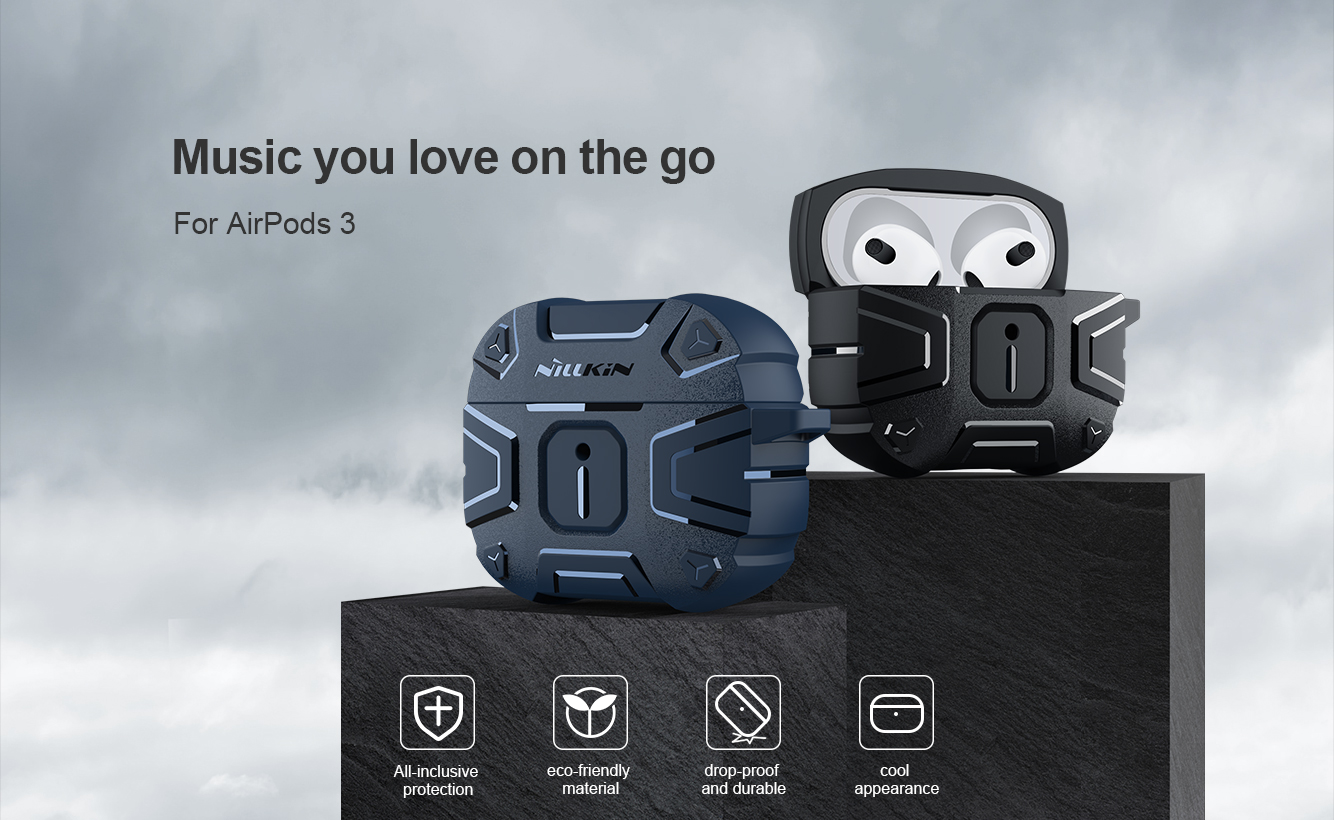 Ốp Case Ốp Nillkin Explorer Dành Cho Airpods 3, Nhiều Màu Sắc - Hàng Chính Hãng