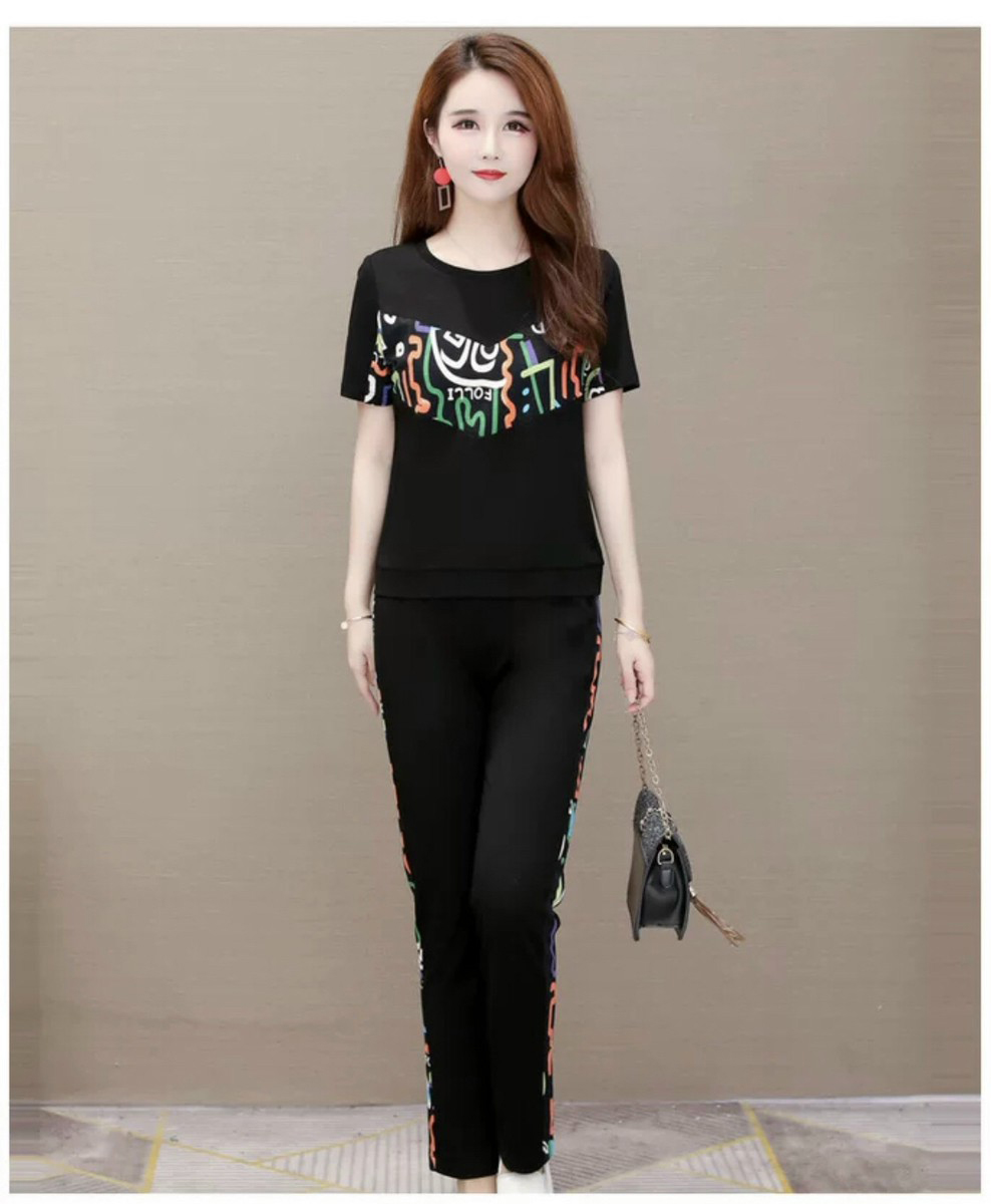 BỘ THUN THỂ THAO HỌA TIẾT SẮC MÀU SIZE 45KG ĐẾN 70KG