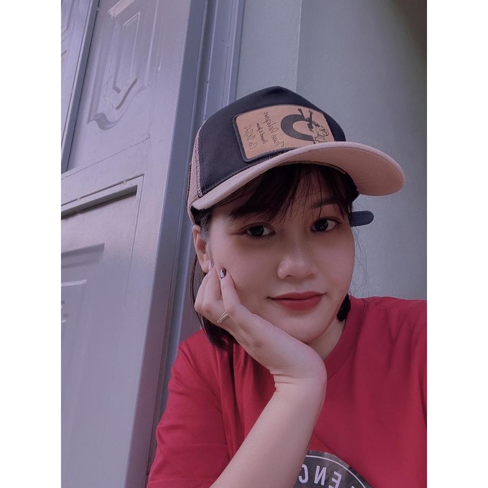 Mũ lưỡi trai lưới Nón Ông địa Đẹp Cap True Unisex thêu logo Ông địa Thương Hiệu Cá TínhFreesize