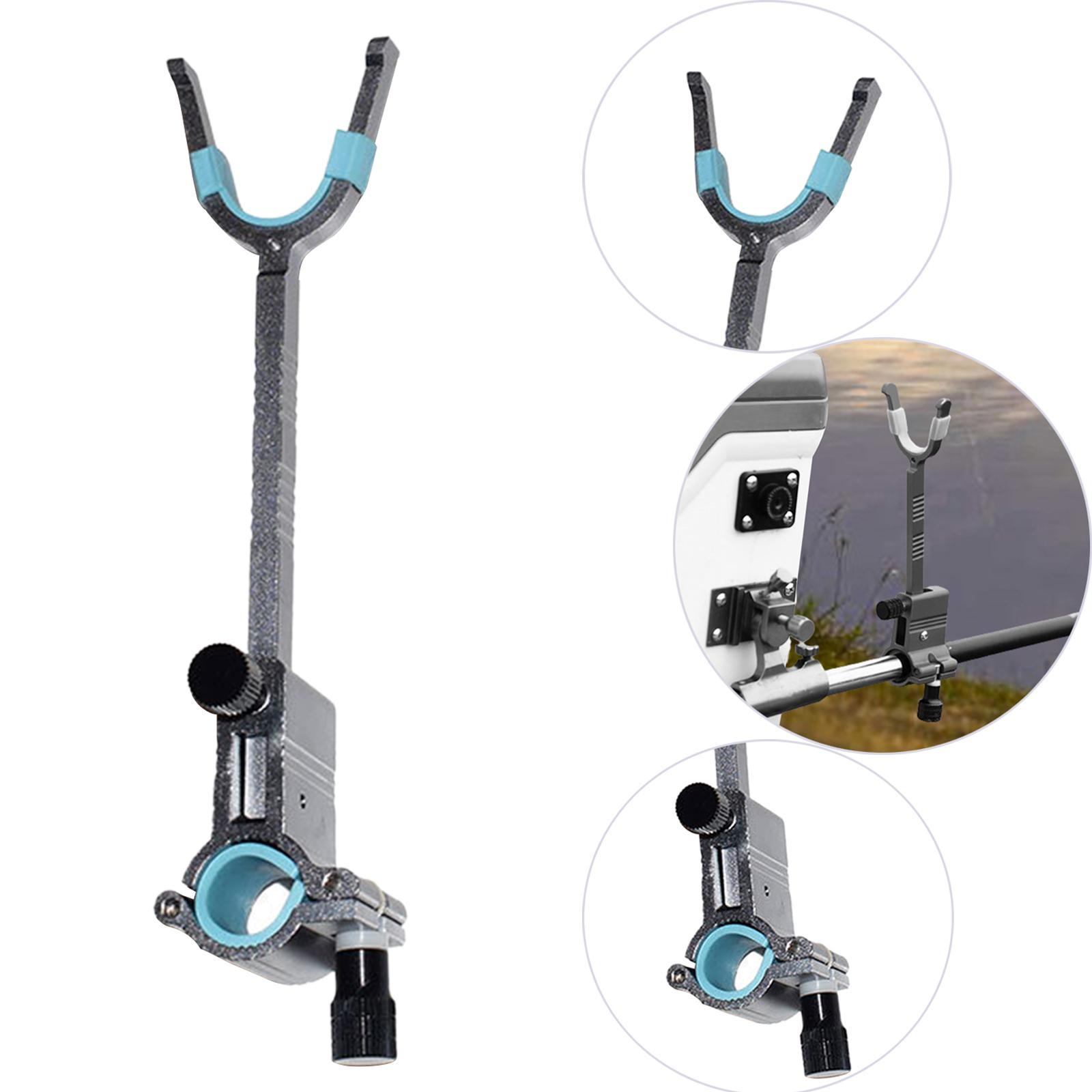 Rod Holders for Bank Fishing, Fishing Pole Holder Aluminum Alloy Lightweight Fishing Rod Bracket for Lakes Boat Outdoor Fishing Accessories