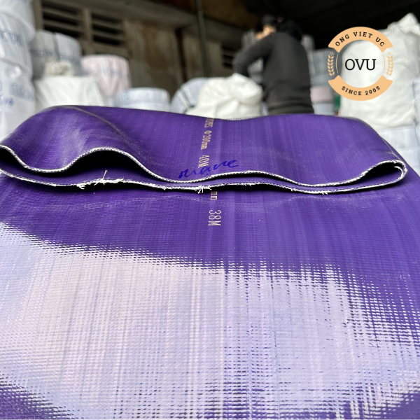 Ống bạt cốt dù phi 200mm tím - Ống bạt Việt Úc