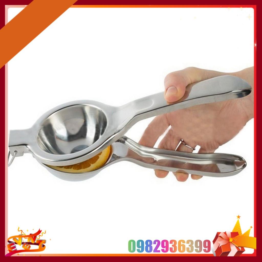 Dụng Cụ Vắt Chanh Inox - Kẹp Chanh Inox 304 Chuyên Nghiệp Lấy Nước Cốt Chanh Không Bị Đắng