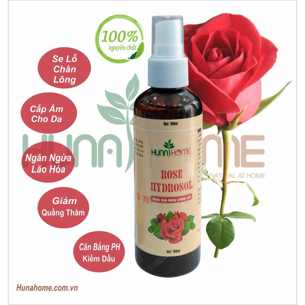 Nước cất hoa hồng Huna'shome 100ml