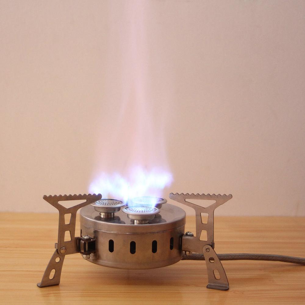 Bếp Cắm Trại 3 Lõi Có Thể Gập Lại 8600W Để Đi Câu Cá Ngoài Trời Đi Bộ Đường Dài