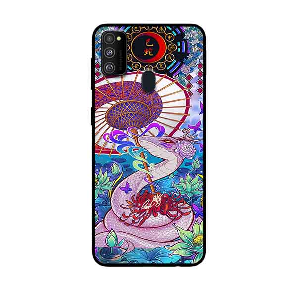Ốp Lưng in cho Samsung Galaxy M30s Mẫu 12 Con Giáp Tỵ - Hàng Chính Hãng